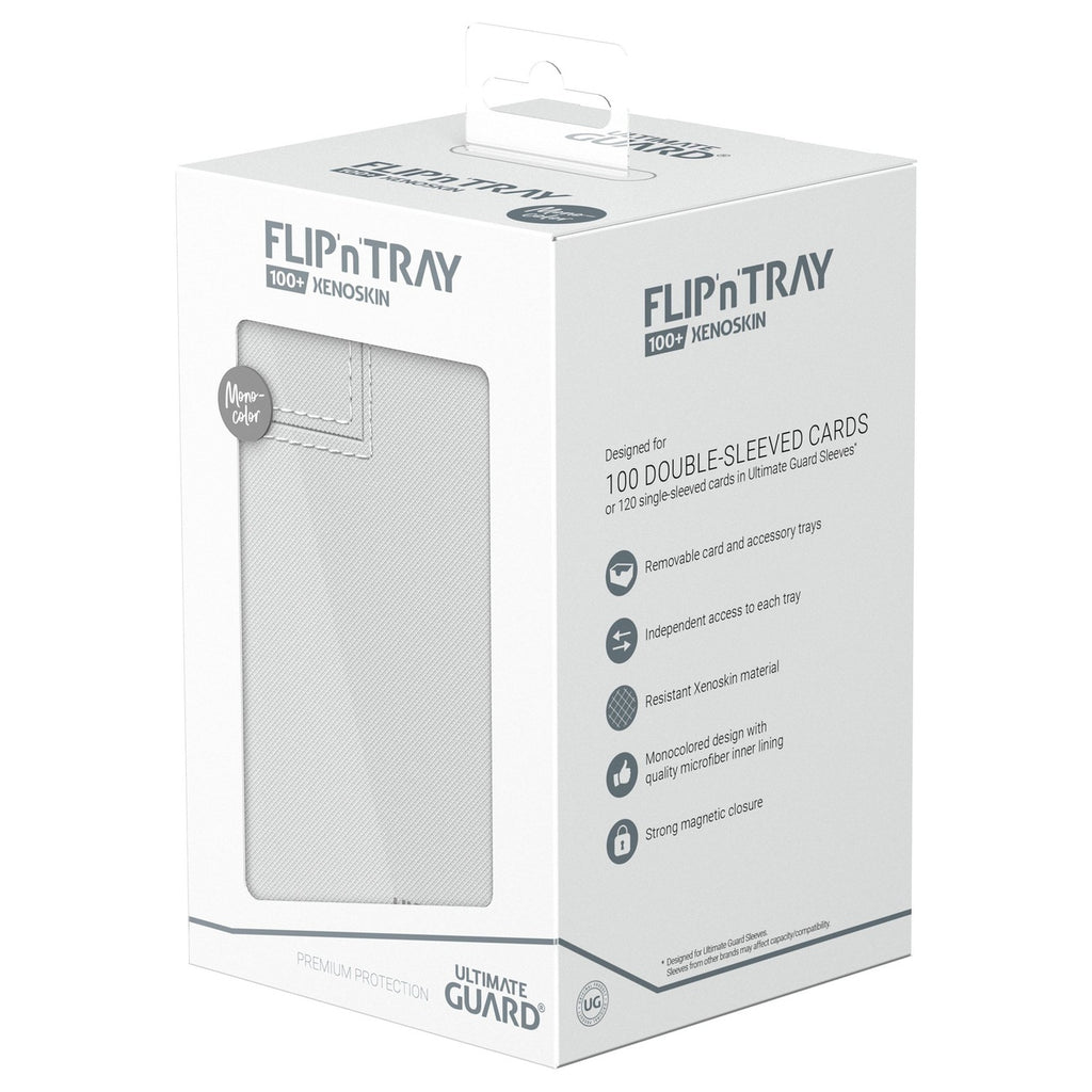 Productafbeelding Ultimate Guard Flip'n'Tray 100+ Xenoskin - Wit
