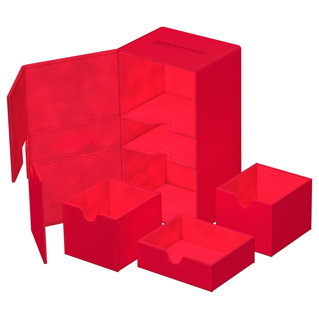 Productafbeelding Ultimate Guard Twin Flip'n'Tray 200+ Xenoskin - Rood