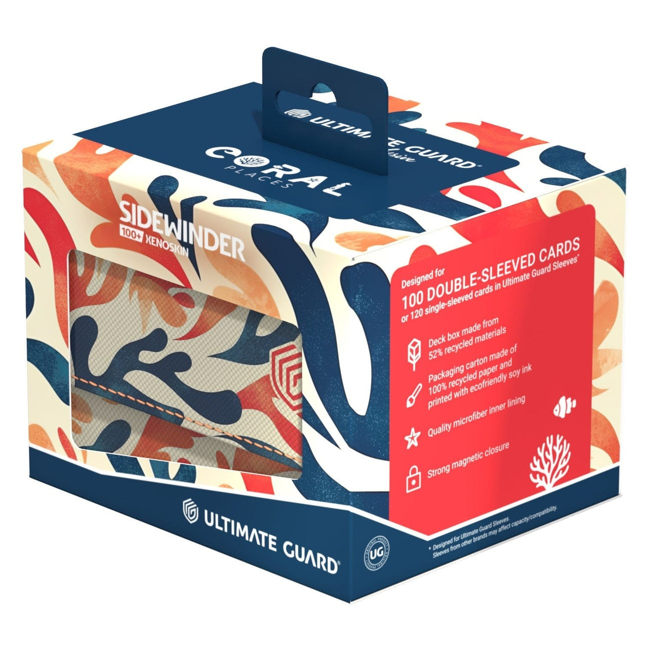 Productafbeelding Ultimate Guard Sidewinder 100+ Xenoskin 2025 Exclusive "Coral Places" - Mellow Sea