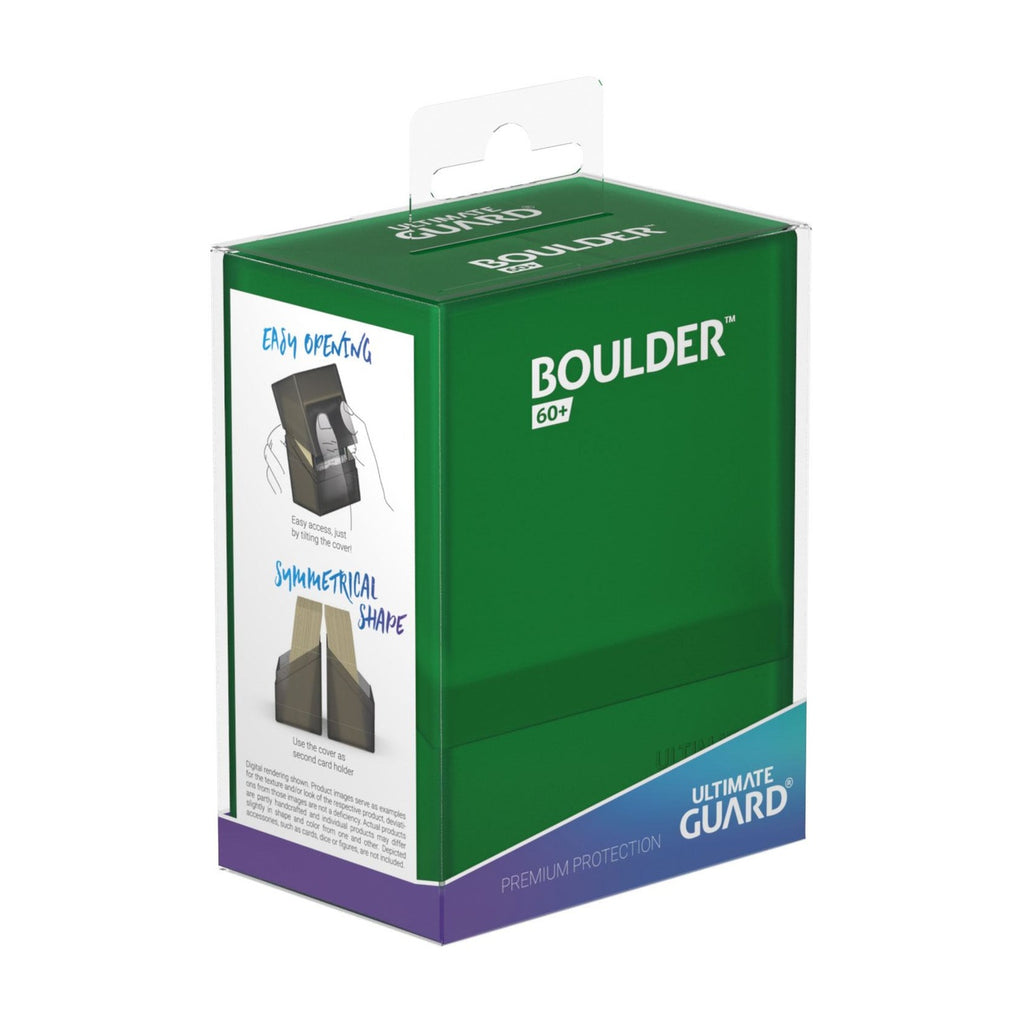 Productafbeelding Ultimate Guard Boulder Deck Case 60+ standaardformaat Emerald