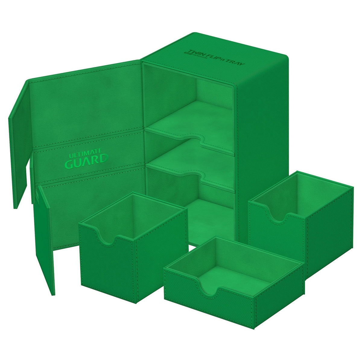 Productafbeelding Ultimate Guard Twin Flip'n'Tray 160+ Xenoskin – groen