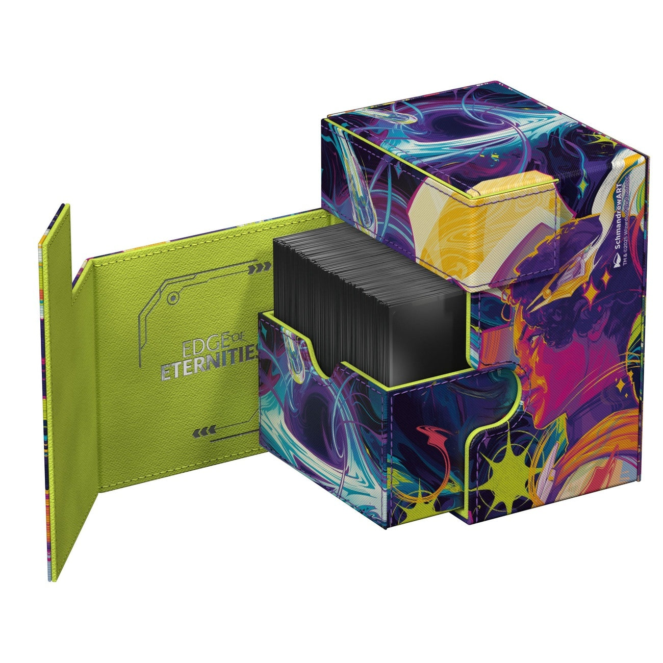 Product image Ultimate Guard Flip'n'Tray 133+ Xenoskin Magic: The Gathering "Edge of Eternities" - Haliya and Tezzeret