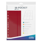 Productafbeelding Ultimate Guard 18-Pocket Pagina’s Side-Loading (10) - Rood