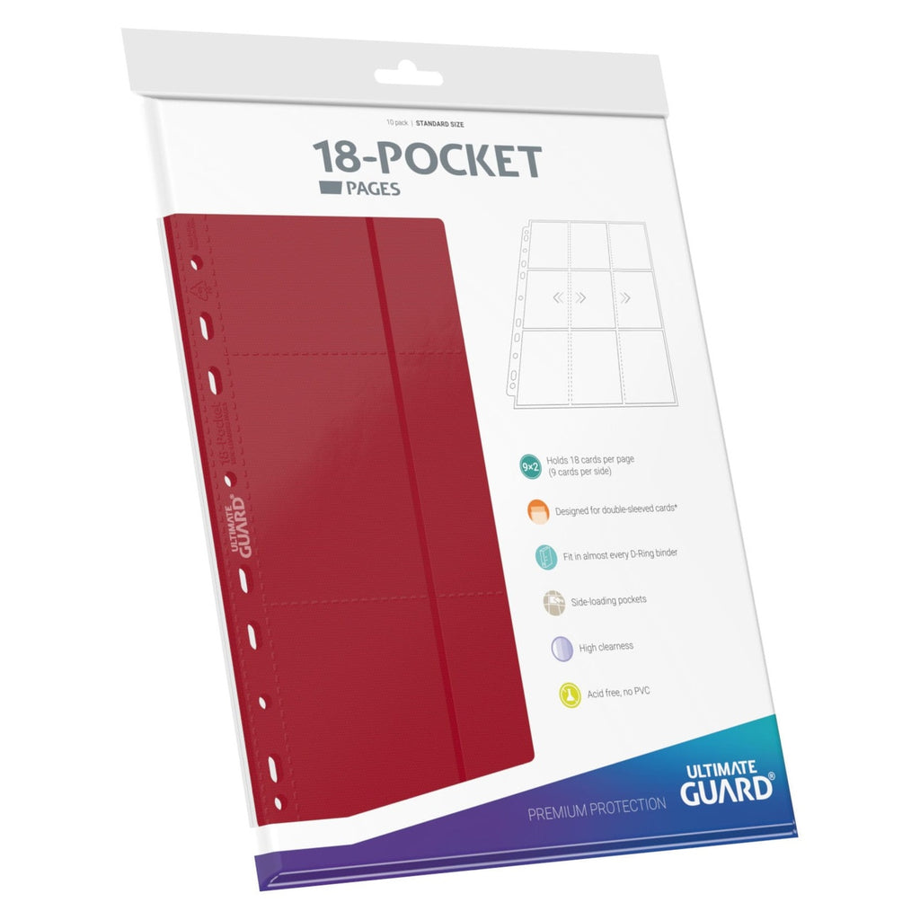 Productafbeelding Ultimate Guard 18-Pocket Pagina’s Side-Loading (10) - Rood