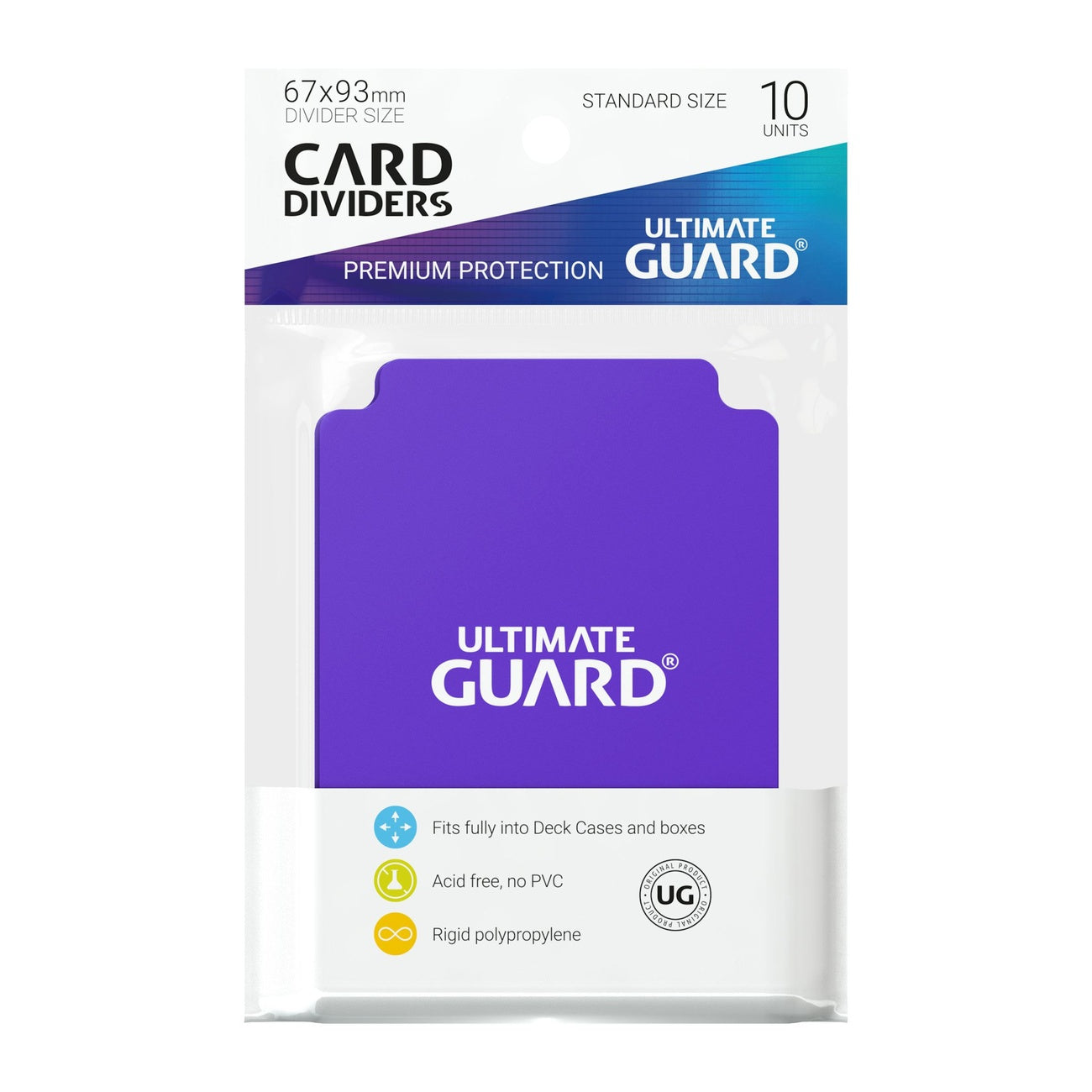 Productafbeelding Ultimate Guard Kaartverdelers Standaardformaat (10) - Paars