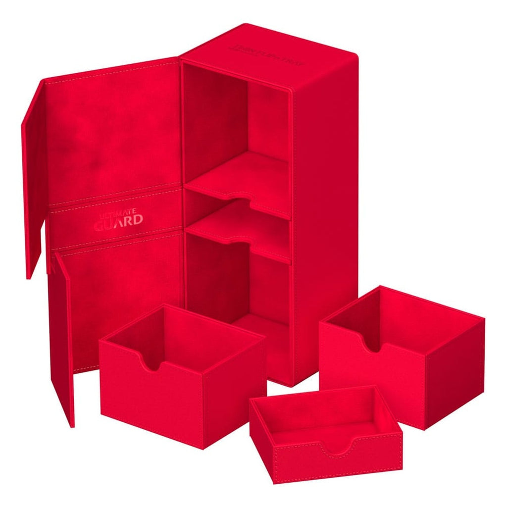 Productafbeelding Ultimate Guard Twin Flip'n'Tray 266+ Xenoskin - Rood