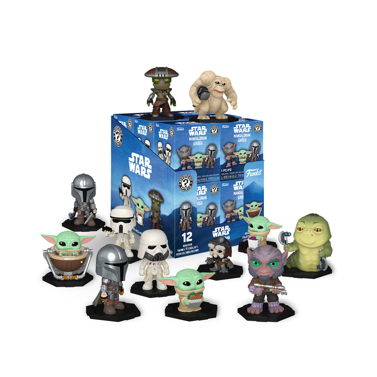 Productafbeelding Star Wars: Mandalorian & Grogu - Funko Pop Mystery Figure Display