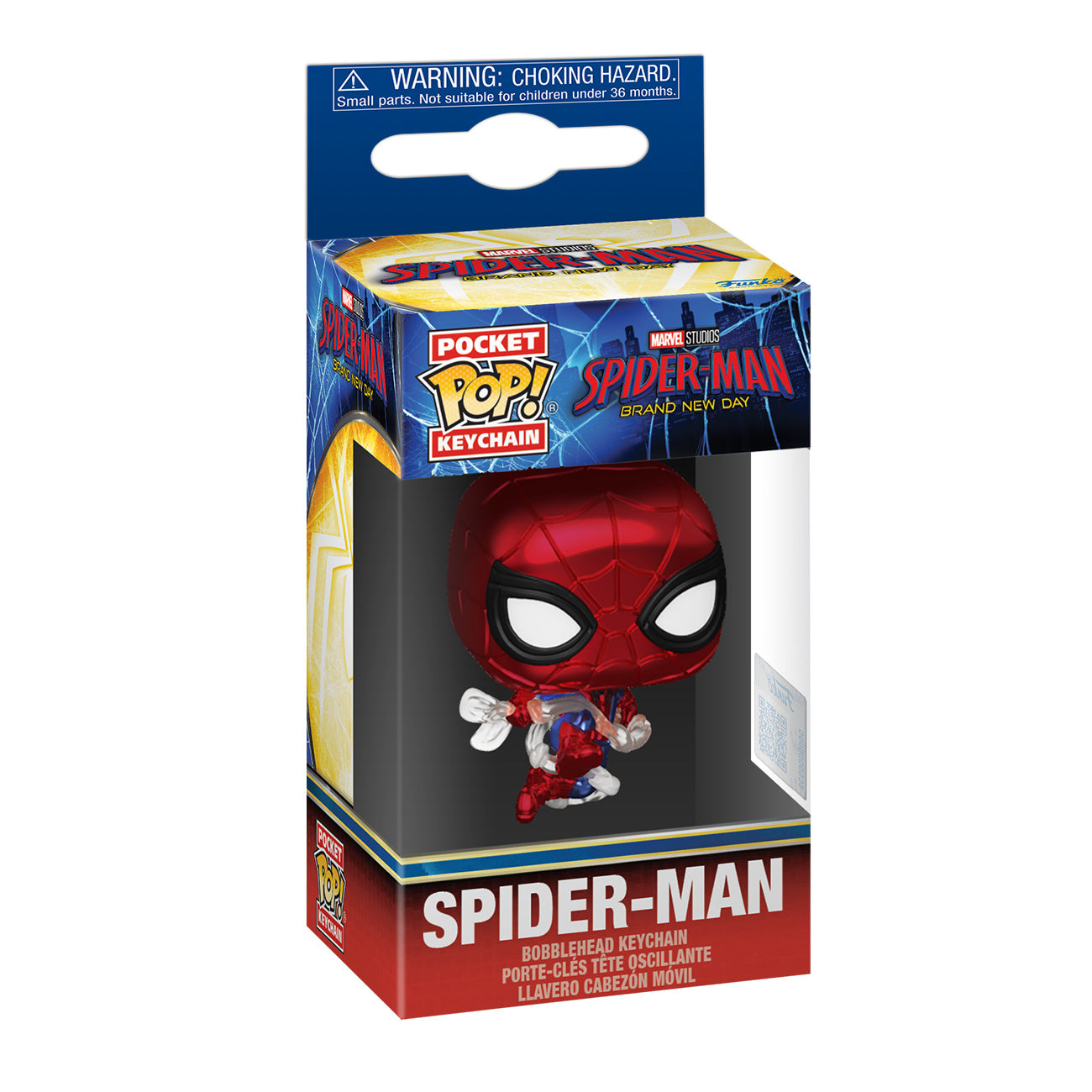 Productafbeelding Spider-Man: Brand New Day - Metalen Funko Pop Sleutelhanger