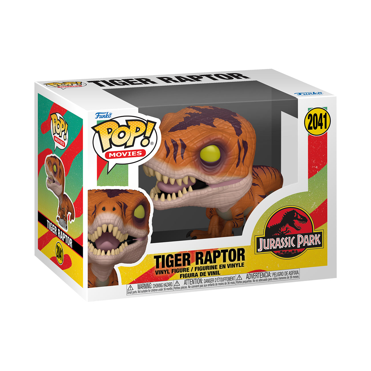 Productafbeelding Jurassic Park - Tiger Raptor Funko Pop Figuur