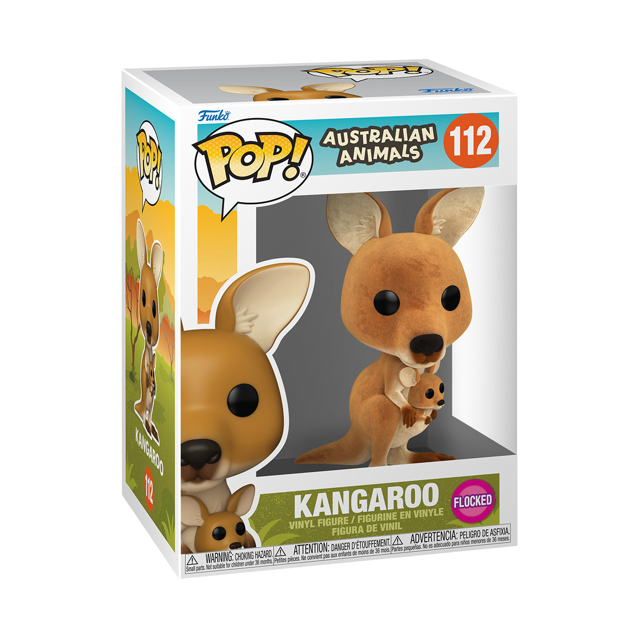Productafbeelding Australian Animals - Kangaroo (flocked) Funko Pop! figuur