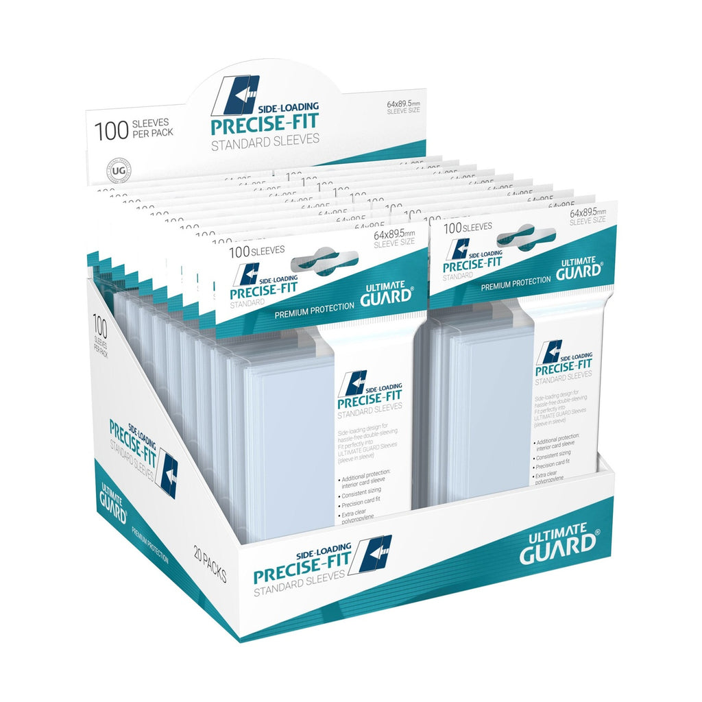 Productafbeelding Ultimate Guard Precise-Fit Sleeves Standard Size (100) - Side-Loading