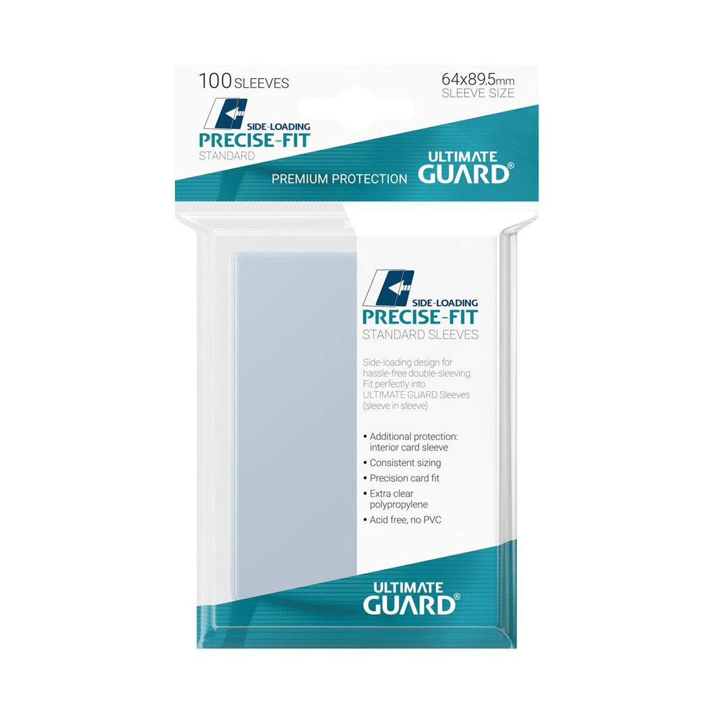Productafbeelding Ultimate Guard Precise-Fit Sleeves Standard Size (100) - Side-Loading