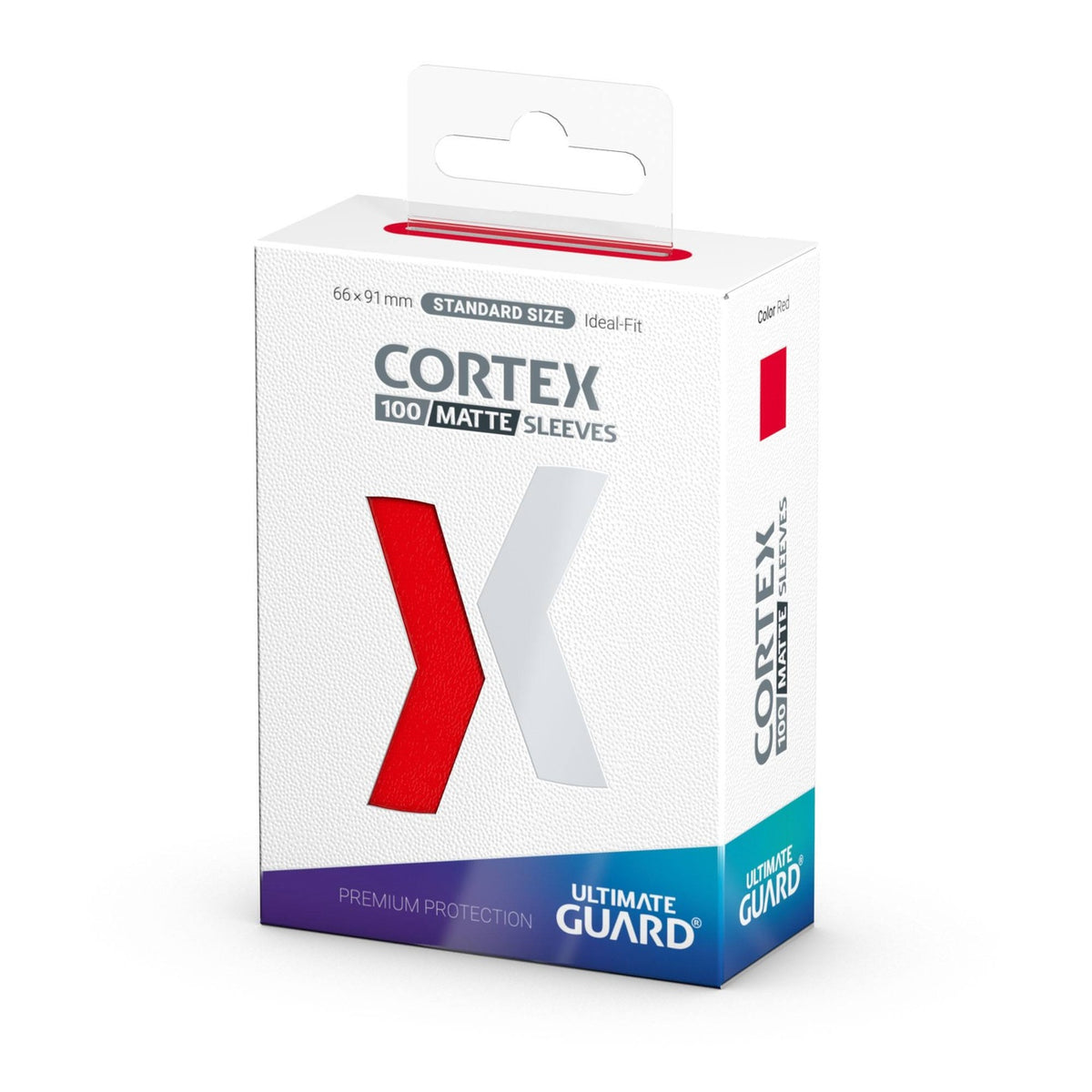 Productafbeelding Ultimate Guard Cortex Sleeves Mat Standaardmaat (100) - Rood