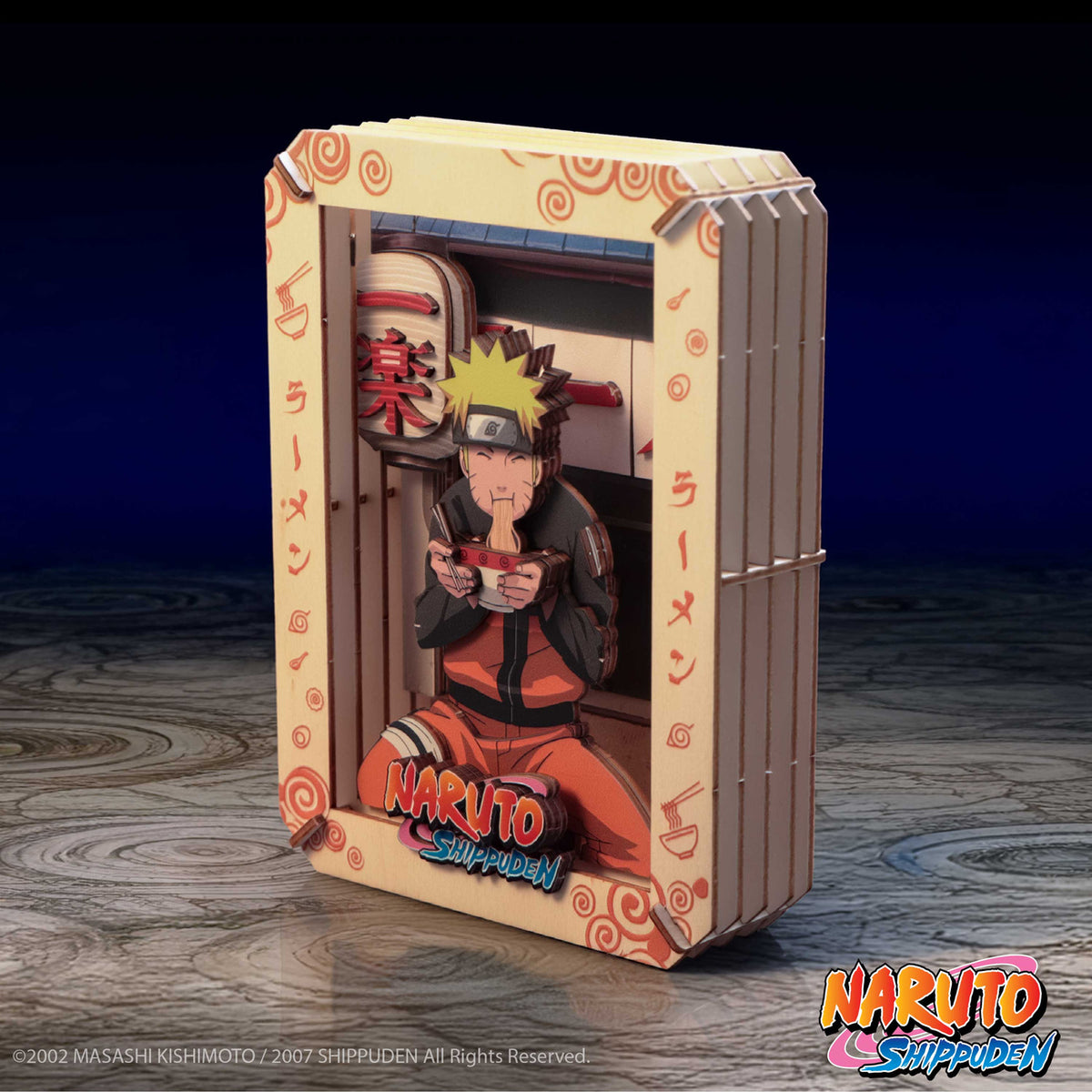 Productafbeelding Naruto - Ramen Wooden Theatre 3D-fotolijst modelbouwpakket hout