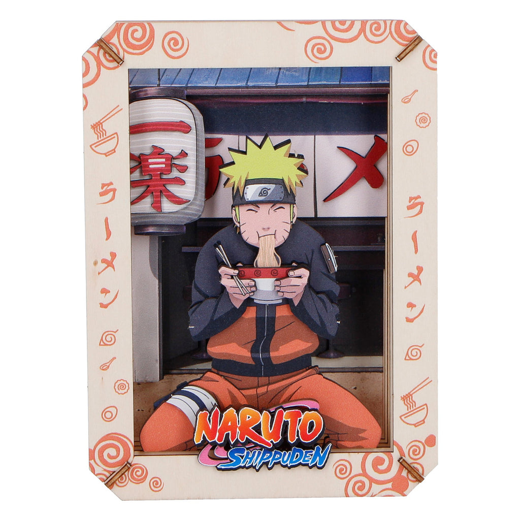 Productafbeelding Naruto - Ramen Wooden Theatre 3D-fotolijst modelbouwpakket hout