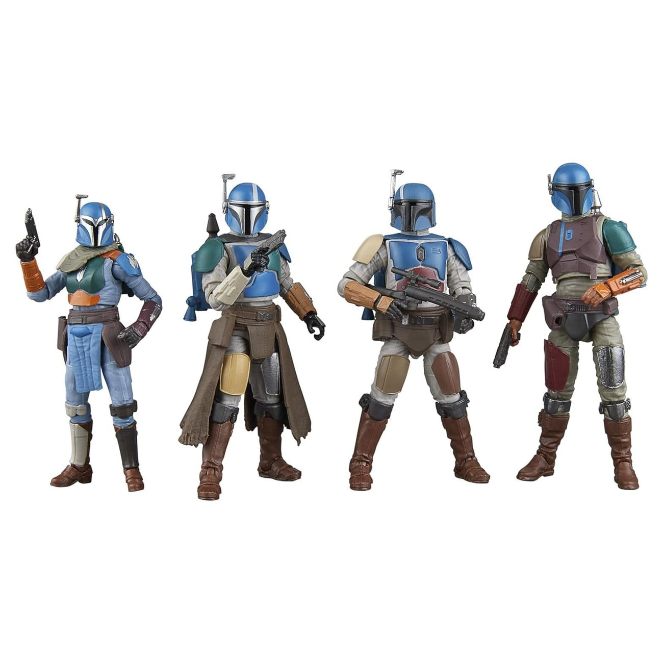 Productafbeelding Star Wars The Mandalorian Vintage Collection Actiefiguren 4-pack Mandalorian Shriek-Hawk 10 cm