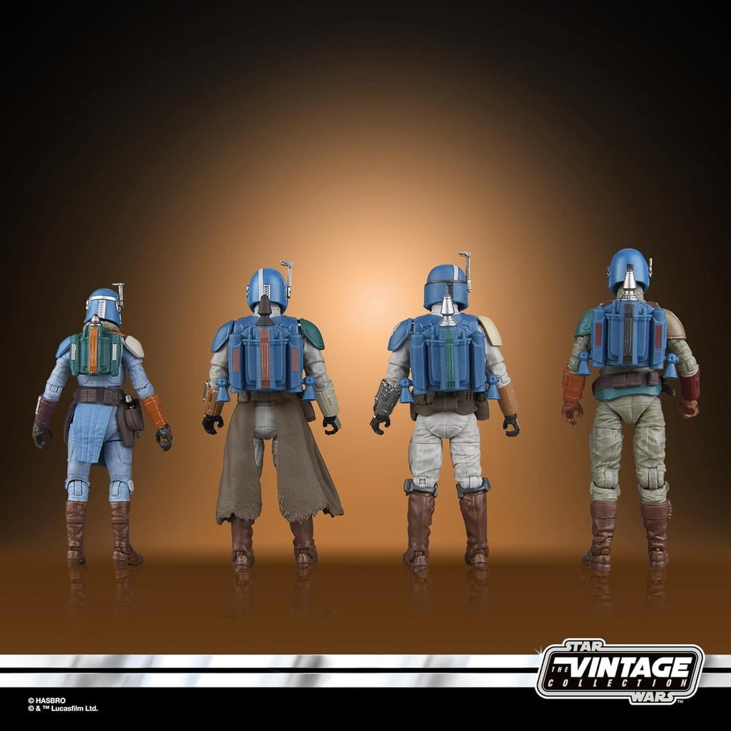 Productafbeelding Star Wars The Mandalorian Vintage Collection Actiefiguren 4-pack Mandalorian Shriek-Hawk 10 cm
