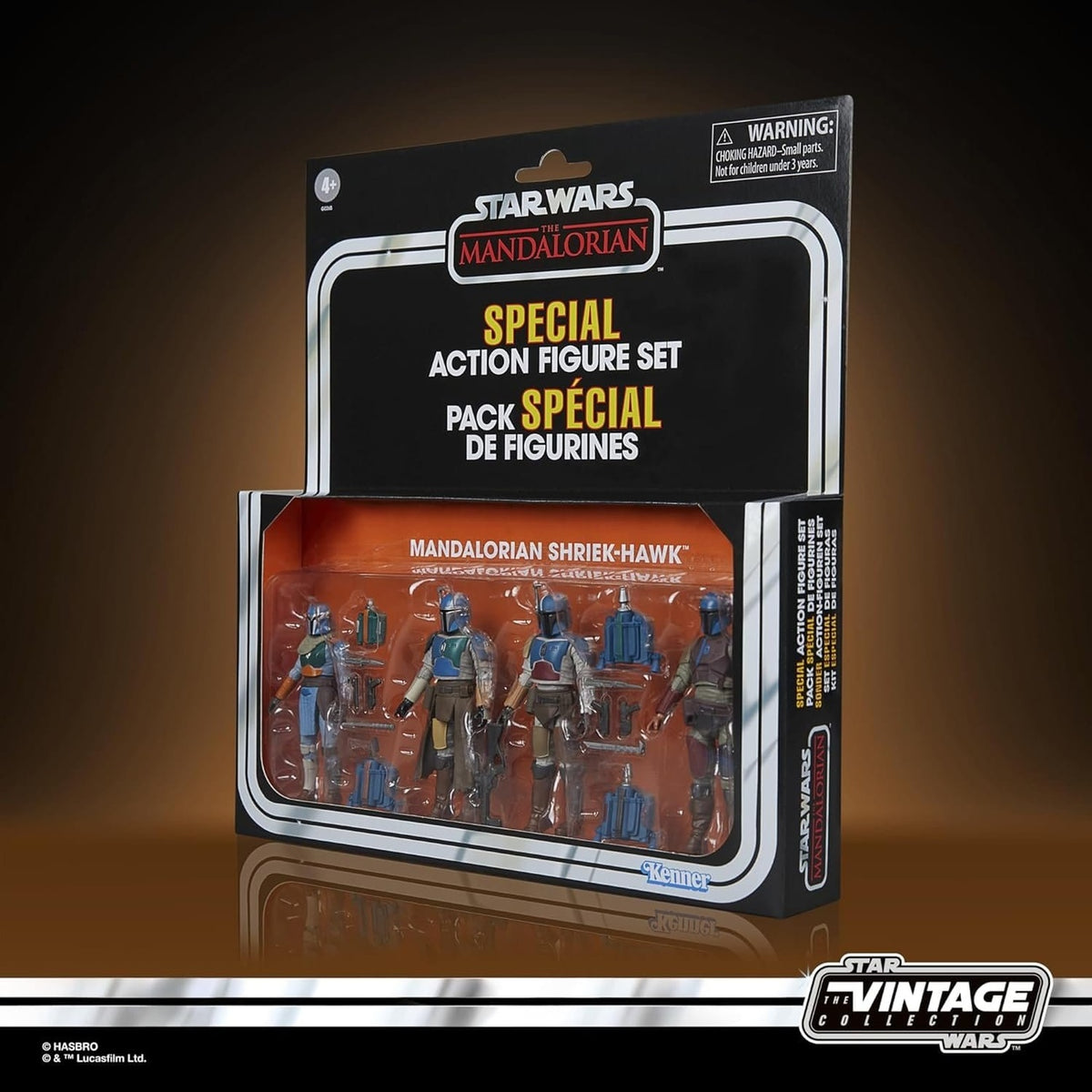 Productafbeelding Star Wars The Mandalorian Vintage Collection Actiefiguren 4-pack Mandalorian Shriek-Hawk 10 cm