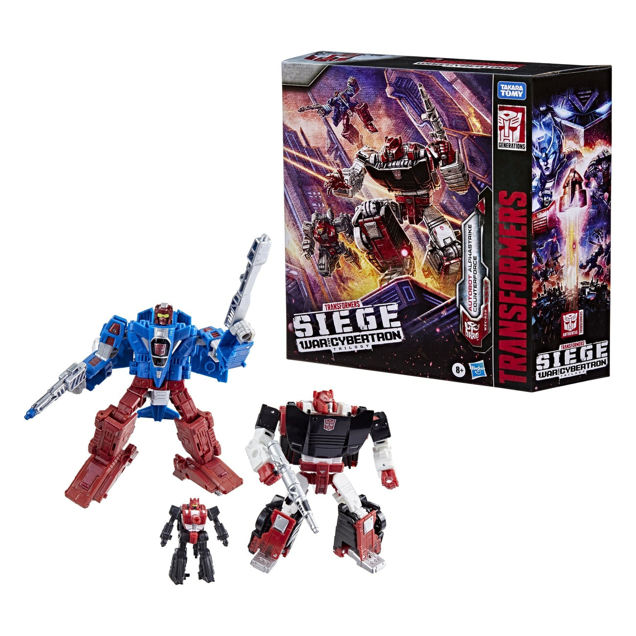Productafbeelding Transformers Generations War for Cybertron: Siege Actiefiguren 3-pack Autobot Alphastrike Counterforce