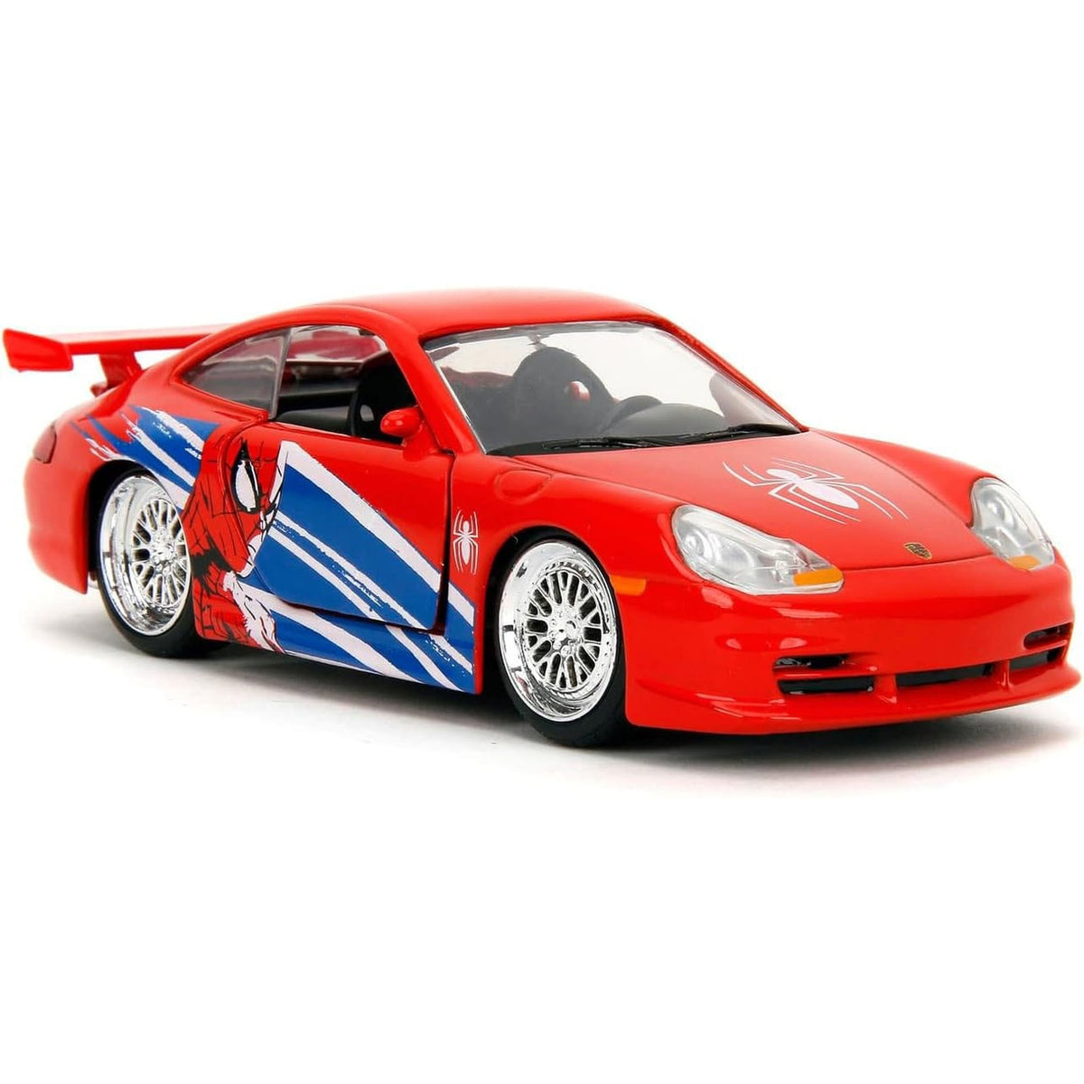 Productafbeelding Marvel: Spider-Man Porsche 911 GT3 RS voertuig op schaal 1:32 (6)