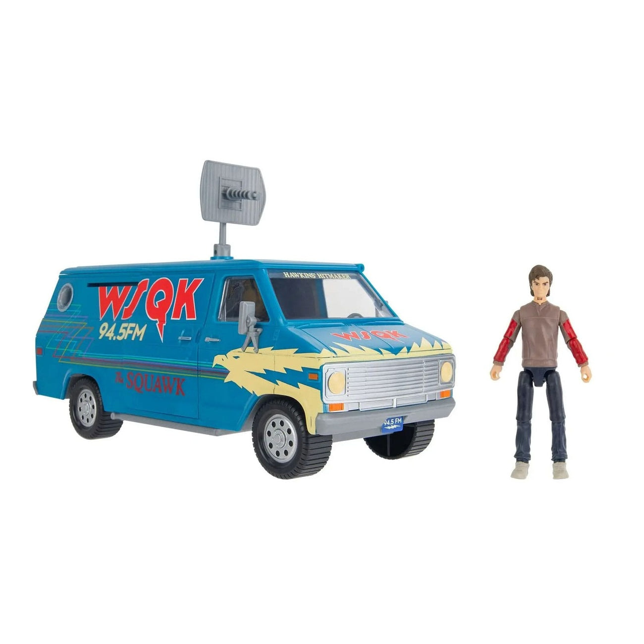 Productafbeelding Stranger Things World Of Figure & Vehicle The Squawk Van Speelset met Steve