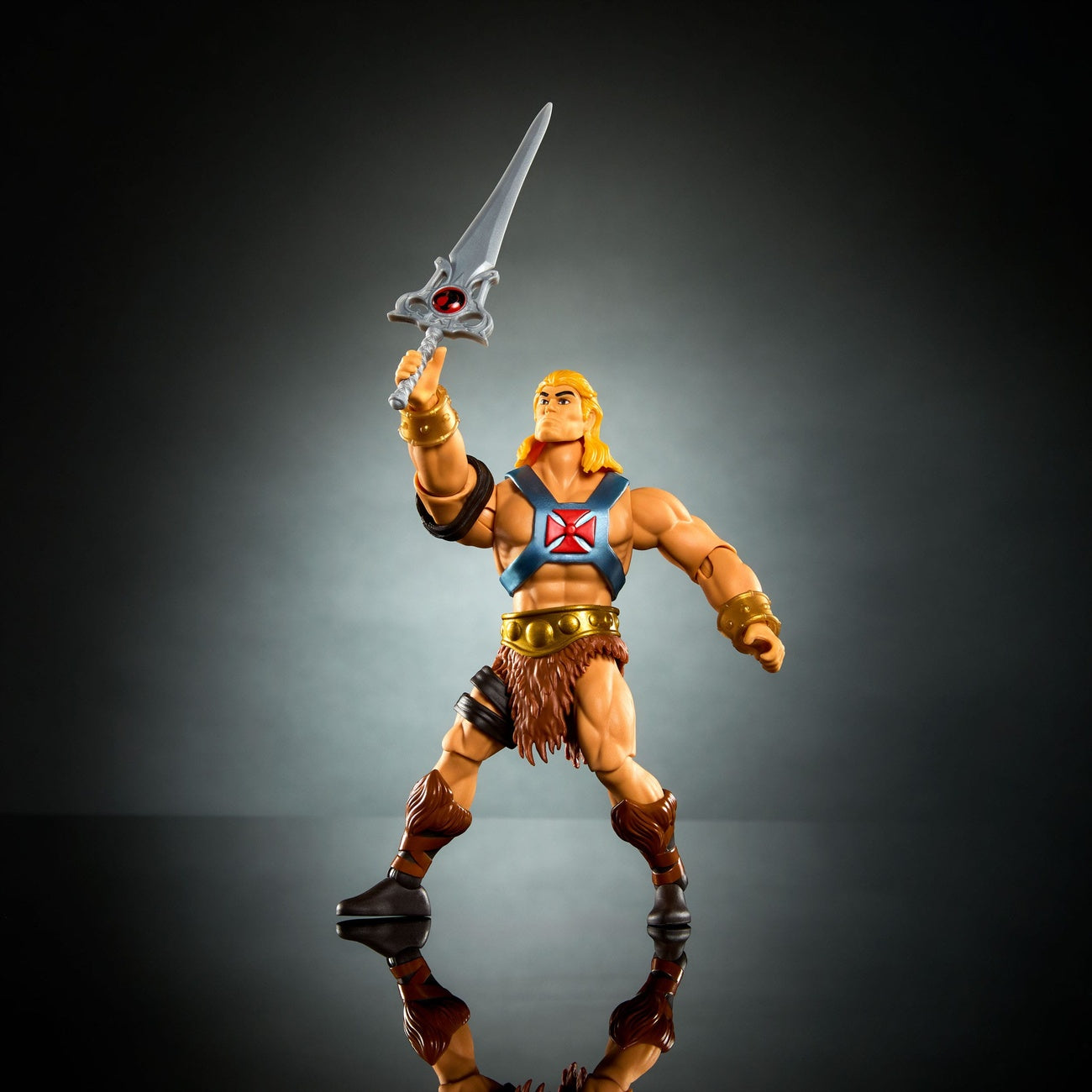 Productafbeelding Masters of the Universe x ThunderCats actiefiguur He-Man 14 cm