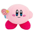 Productafbeelding Kirby Nuiguru-Knit Knuffelfiguur Kirby met Onverslaanbare Snoepstok