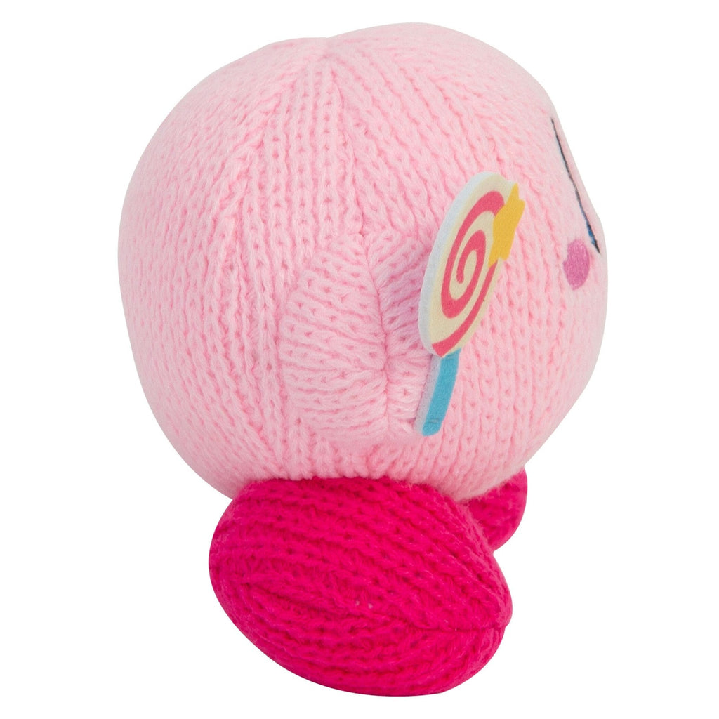 Productafbeelding Kirby Nuiguru-Knit Knuffelfiguur Kirby met Onverslaanbare Snoepstok