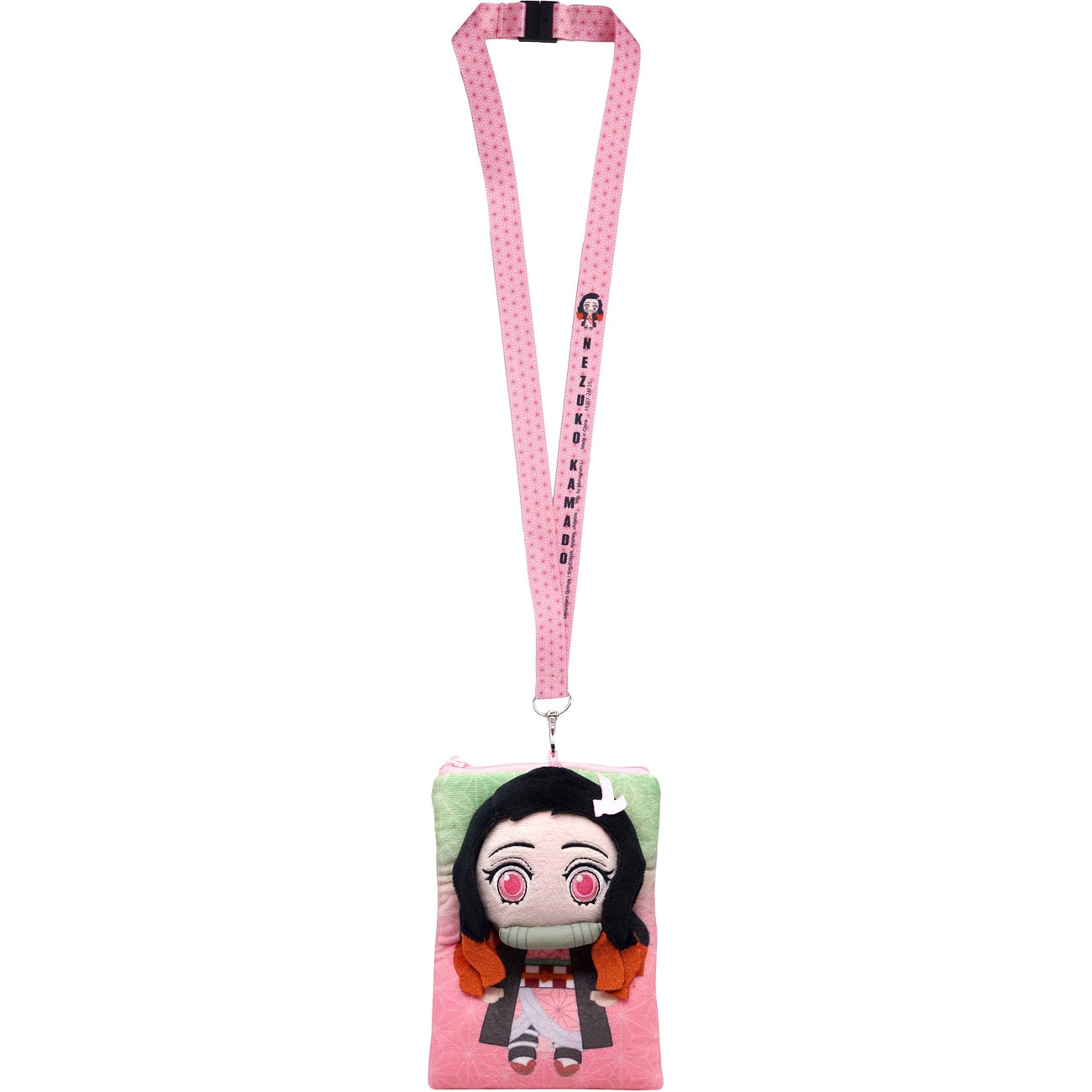 Productafbeelding Demon Slayer: Kimetsu no Yaiba Lanyard Nezuko Deluxe met kaarthoudertas