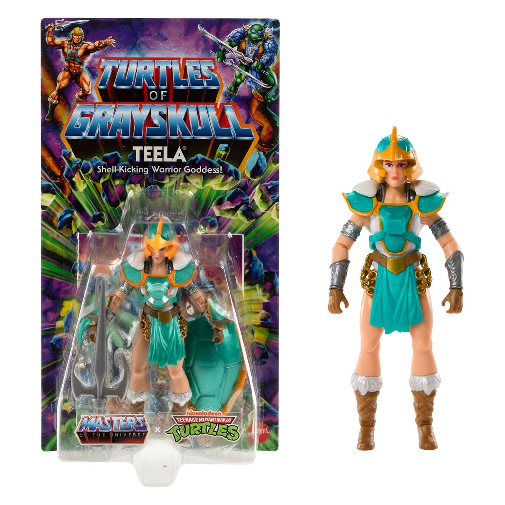 Productafbeelding MOTU x TMNT: Turtles of Grayskull Teela Actiefiguur 14 cm