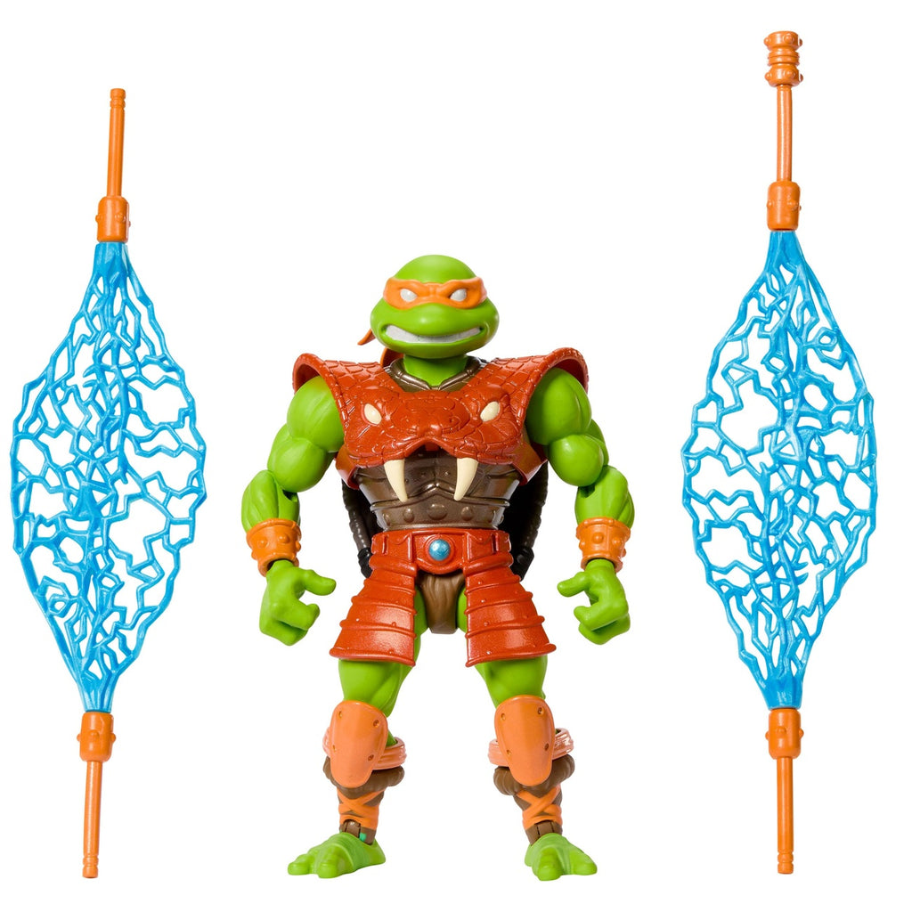 Productafbeelding MOTU x TMNT: Turtles of Grayskull Michelangelo actiefiguur 14 cm