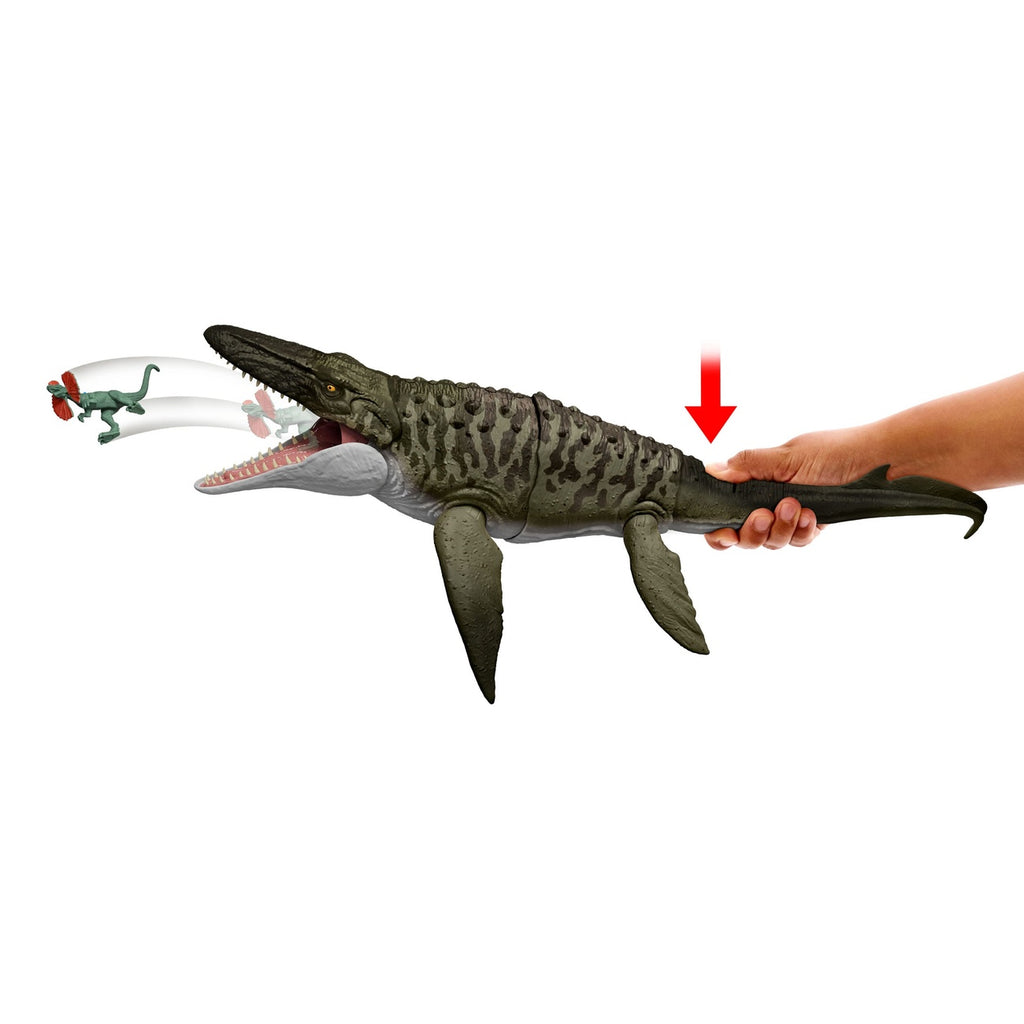 Productafbeelding Jurassic World: Rebirth Actiefiguur Bite 'n Blast Mosasaurus 65 cm