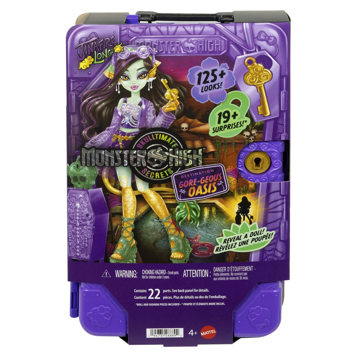 Productafbeelding Monster High Skulltimate Secrets Pop Destination: Gore-geous Oasis - Jinafire Long