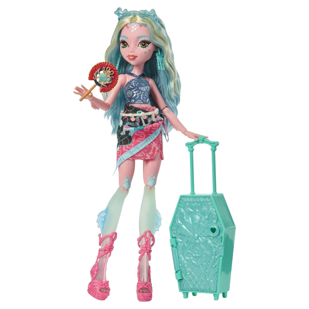 Productafbeelding Monster High Skulltimate Secrets Pop Destination: Gore-geous Oasis – Lagoona Blue
