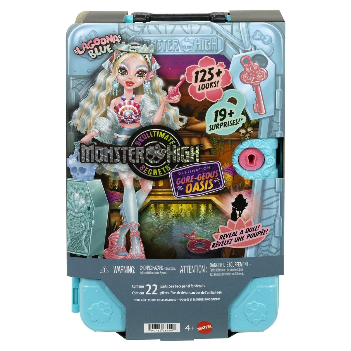 Productafbeelding Monster High Skulltimate Secrets Pop Destination: Gore-geous Oasis – Lagoona Blue