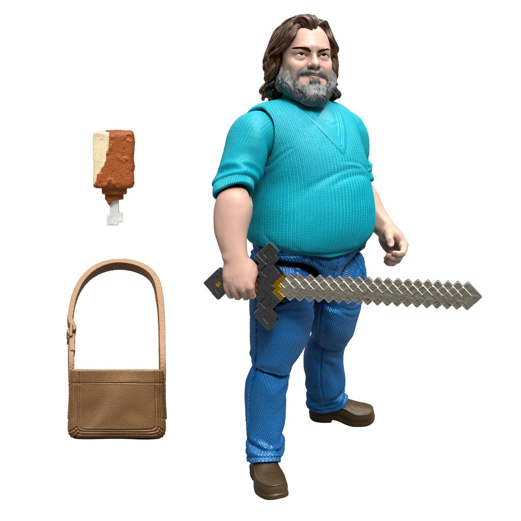 Productafbeelding Een Minecraft-film actiefiguur Steve 10 cm