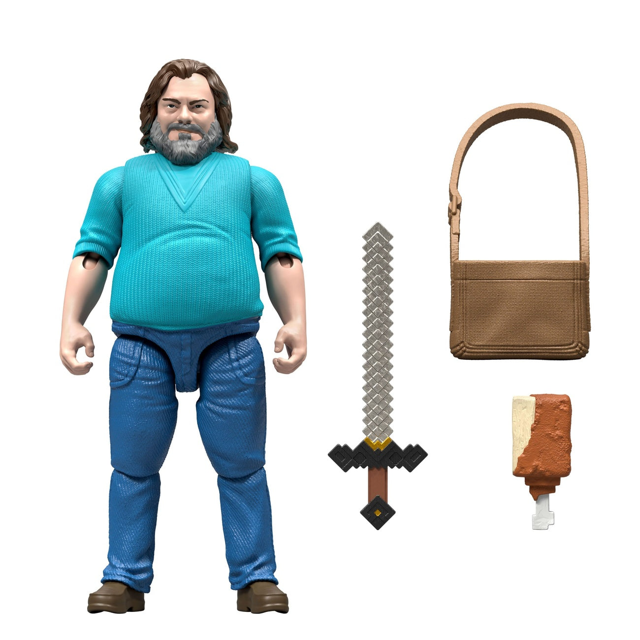 Productafbeelding Een Minecraft-film actiefiguur Steve 10 cm