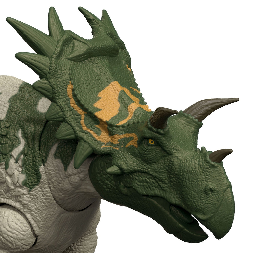 Productafbeelding Jurassic World: New Reign Wild Roar Spiclypeus actiefiguur met geluid 15 cm