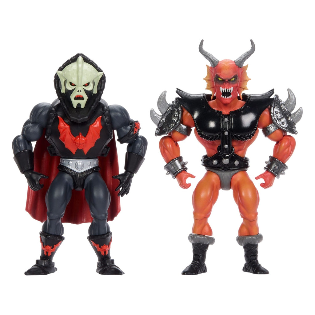 Productafbeelding Masters of the Universe x Stranger Things Origins Actiefiguren 2-pack Hordak & Hellfire-Man 14 cm