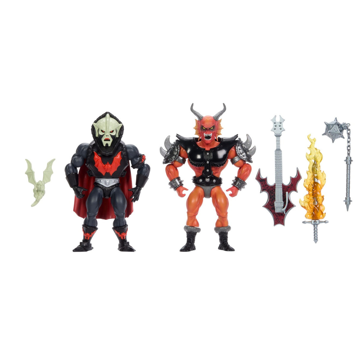 Productafbeelding Masters of the Universe x Stranger Things Origins Actiefiguren 2-pack Hordak & Hellfire-Man 14 cm