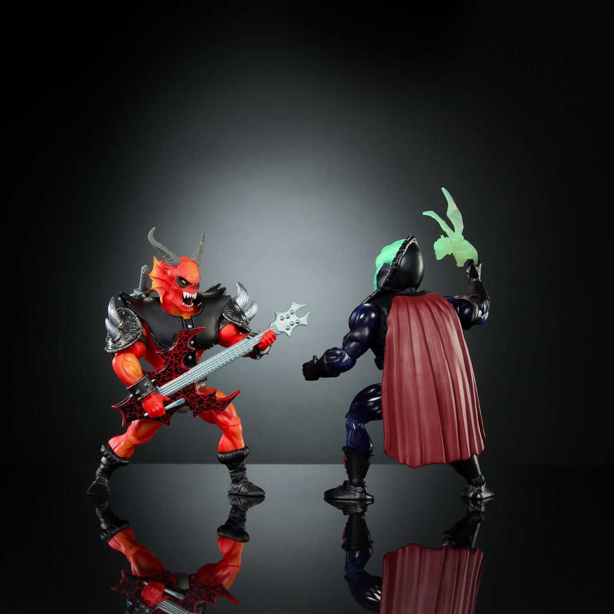 Productafbeelding Masters of the Universe x Stranger Things Origins Actiefiguren 2-pack Hordak & Hellfire-Man 14 cm