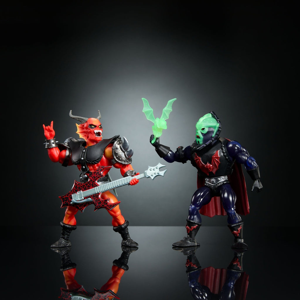 Productafbeelding Masters of the Universe x Stranger Things Origins Actiefiguren 2-pack Hordak & Hellfire-Man 14 cm