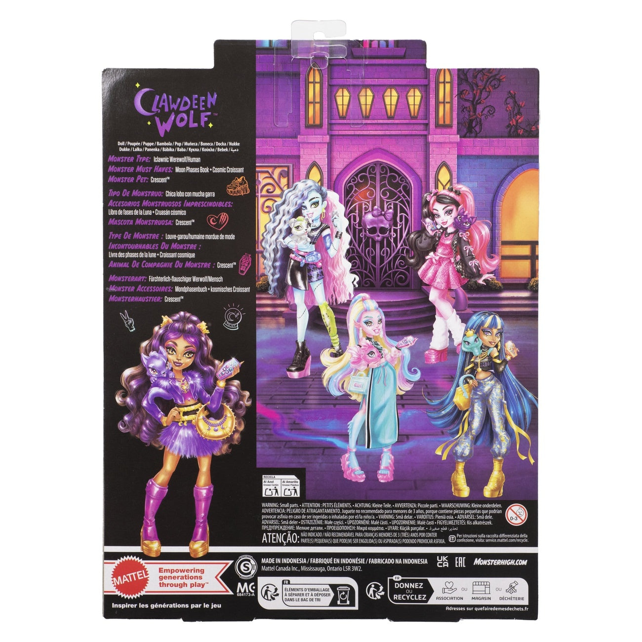 Productafbeelding Monster High Pop Clawdeen Wolf