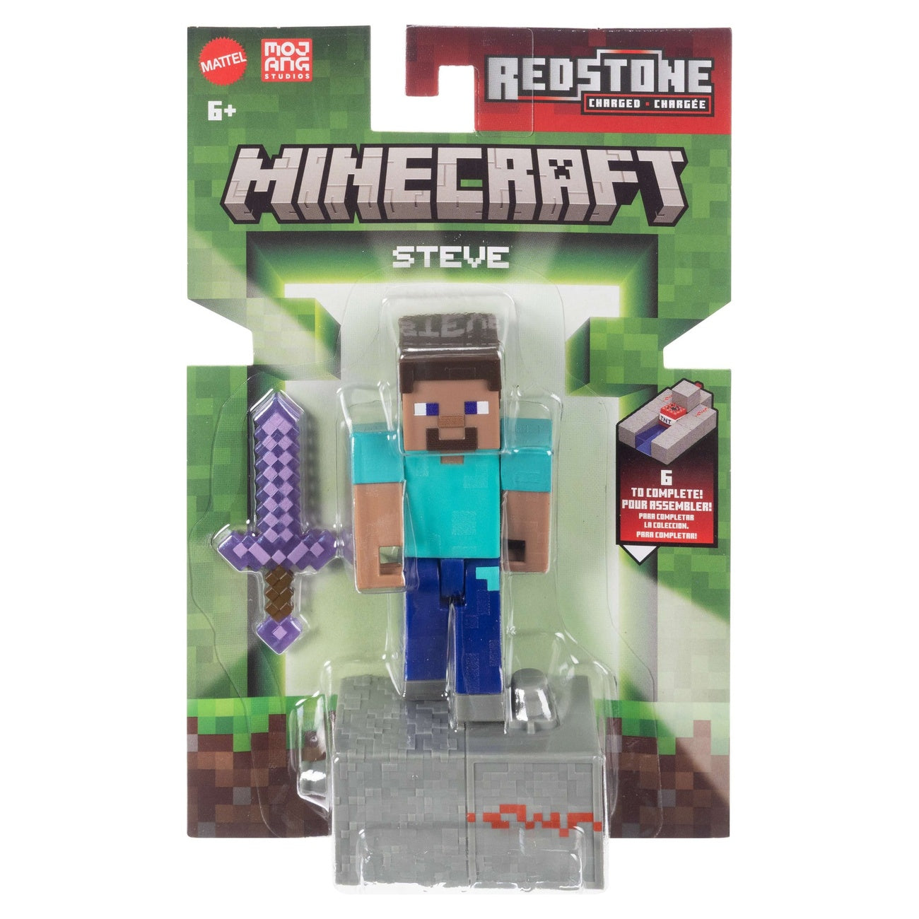 Productafbeelding Minecraft actiefiguur Steve 8 cm