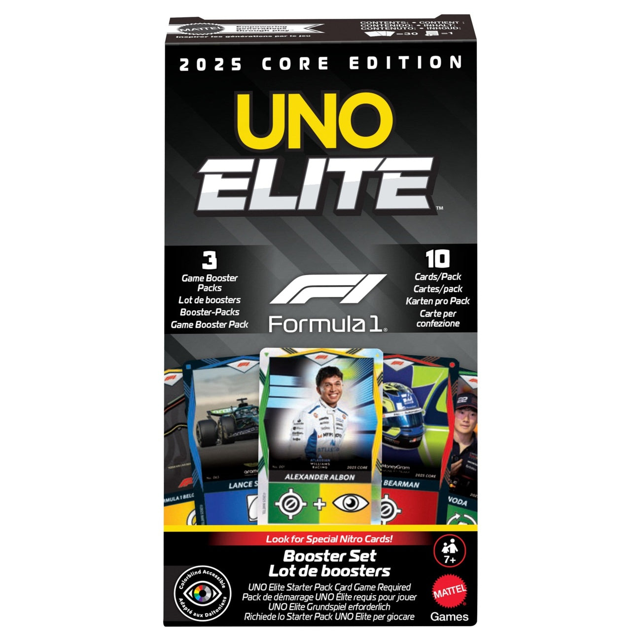 Productafbeelding Formula 1 UNO Kaartspel Elite F1 Booster Set