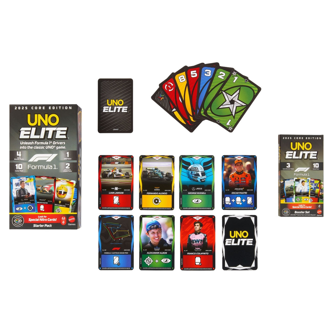 Productafbeelding Formula 1 UNO Kaartspel Elite F1 Booster Set