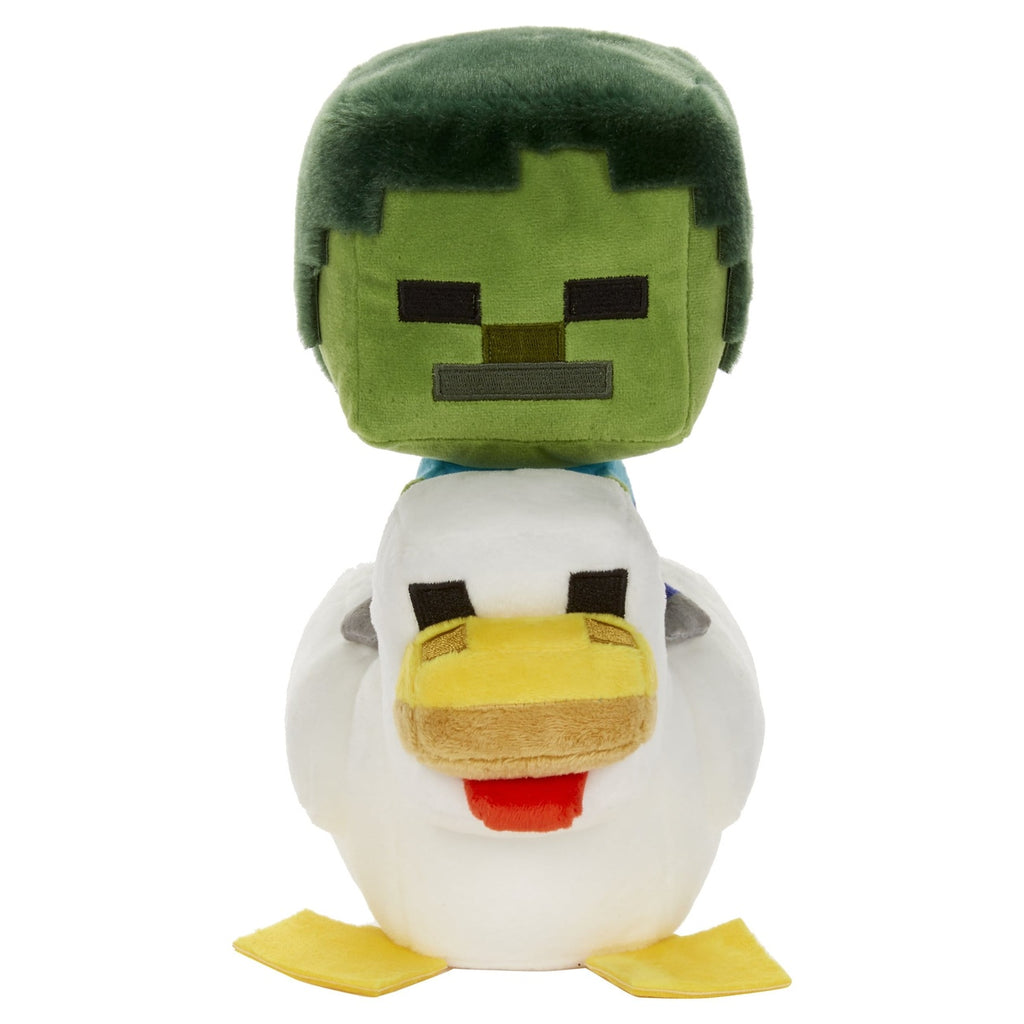 Productafbeelding Minecraft deluxe pluchen figuur Chicken Jockey 20 cm