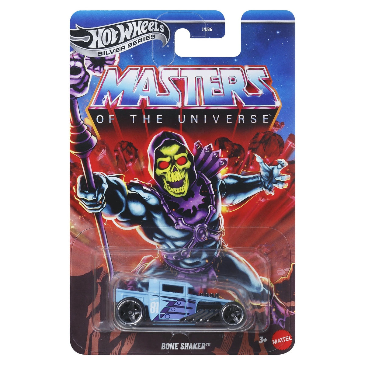 Productafbeelding Masters of the Universe Silver Series Die-Cast Voertuig 1/64 Bone Shaker
