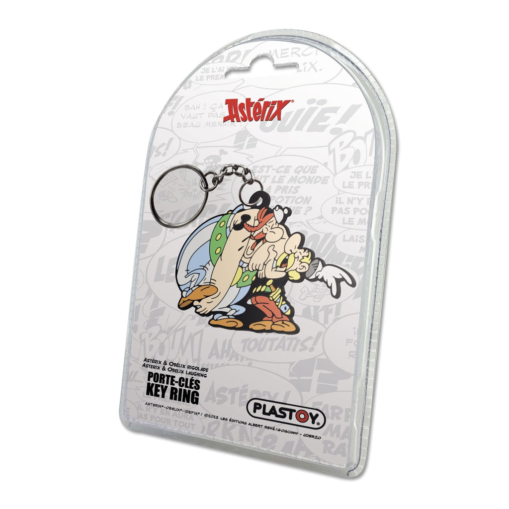 Product image Asterix Keychain Asterix & Obelix Laughing 9 cm