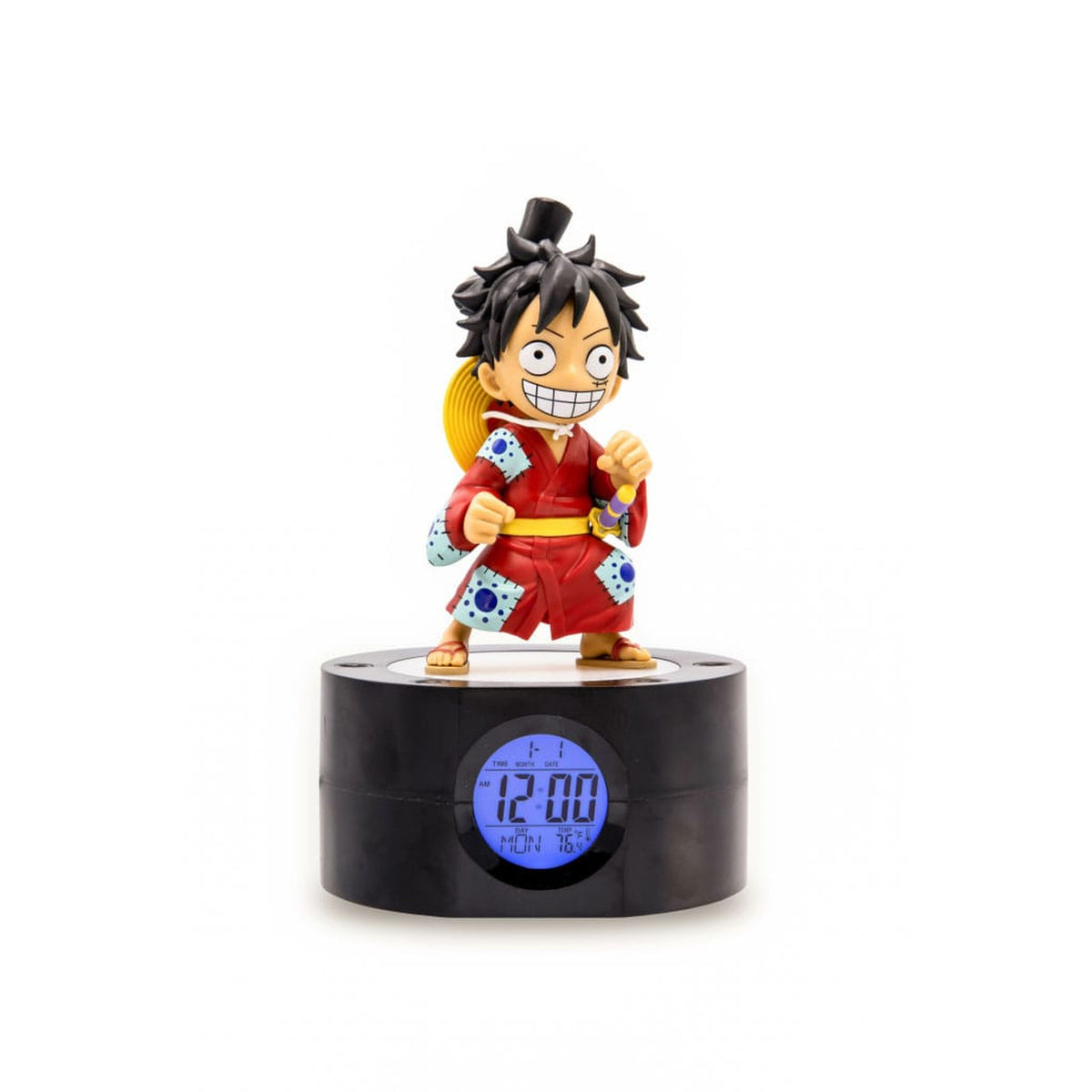 Productafbeelding One Piece Wekker met lichtfunctie Luffy 18 cm